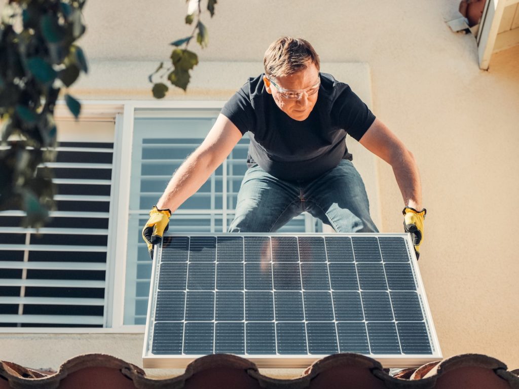 installing solar panels